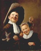 Judith leyster, A Boy and a Girl with a Cat and an Eel